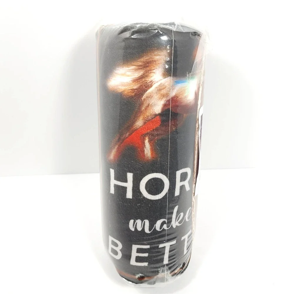 Decorative Horse Themed Throw Blanket‎ 51